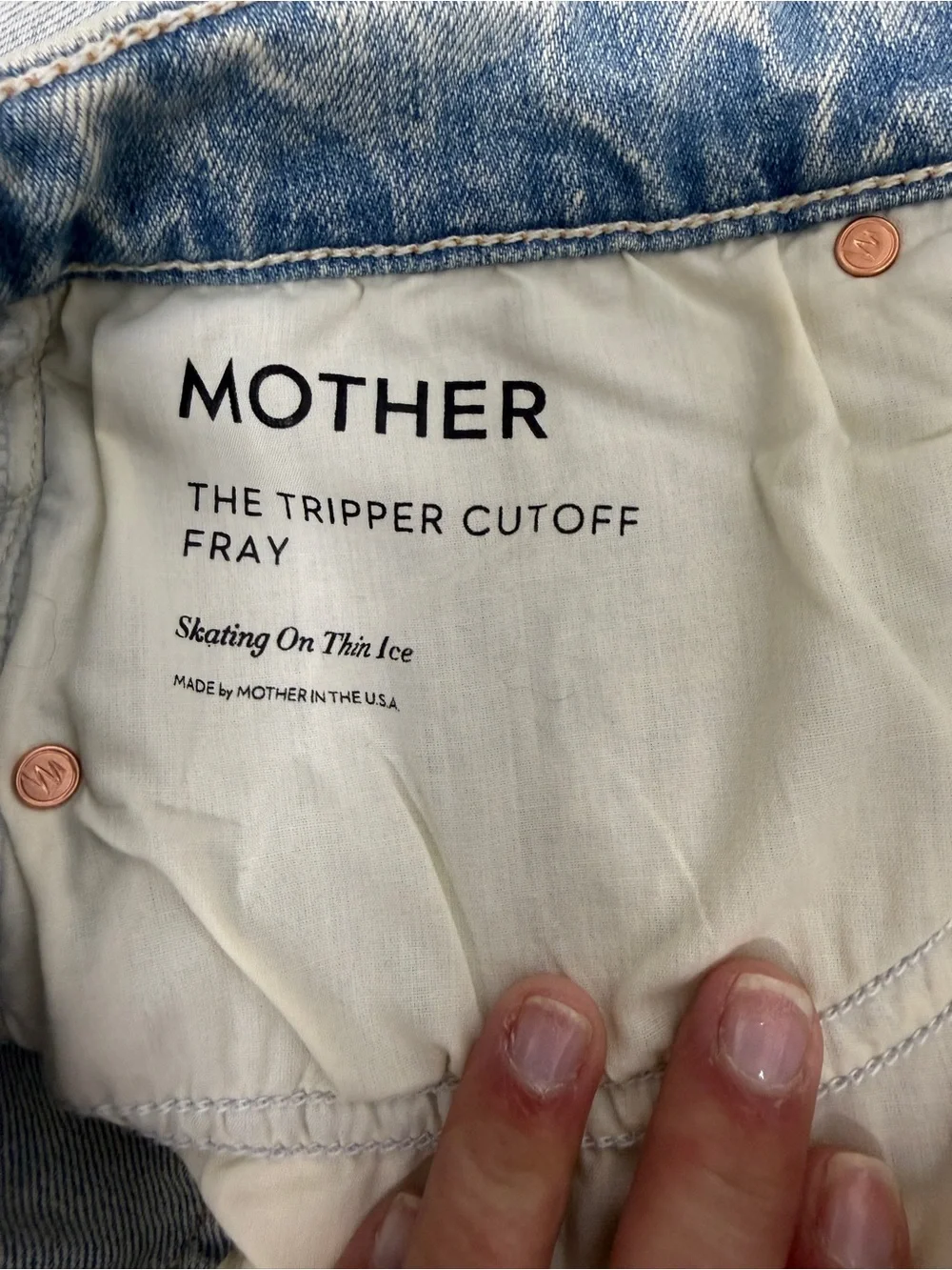 Mother “The Tripper Cut Off Fray” Jean Shorts Women’s 30 - Picture 4 of 13